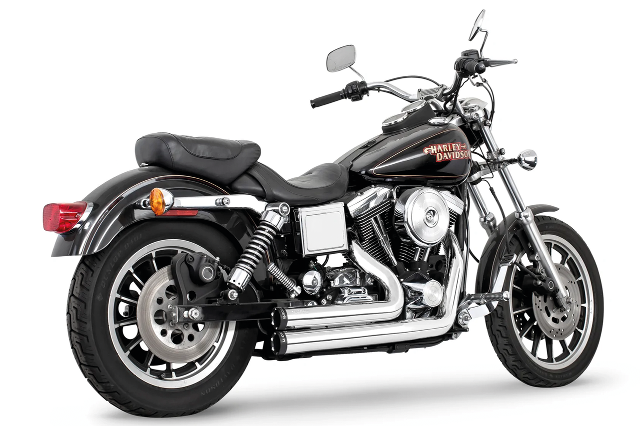 Independence Shorty Chrome Fxd06 17 2-2 Full Exhaust System Freedom Performance Exhaust Default Title