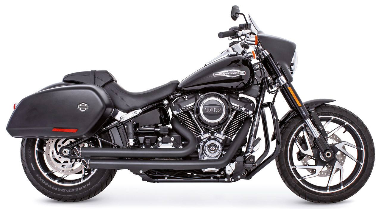 Indep Stggrd Slash Tip St18 Up Bk/Bk 2-2 Full Exhaust System Freedom Performance Exhaust