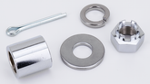 Gzp Rear Axle Hardware Fxr/Fxst/Flt 80up Wheel Axle Nut & Hardware Kit Zodiac Default Title
