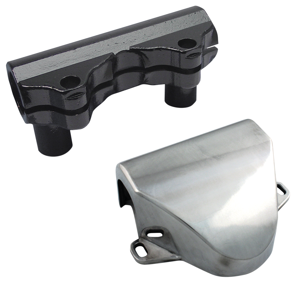 Replica Handlebar Riser Clamp Fl60 78 Handlebar Risers V Twin Mfg Default Title