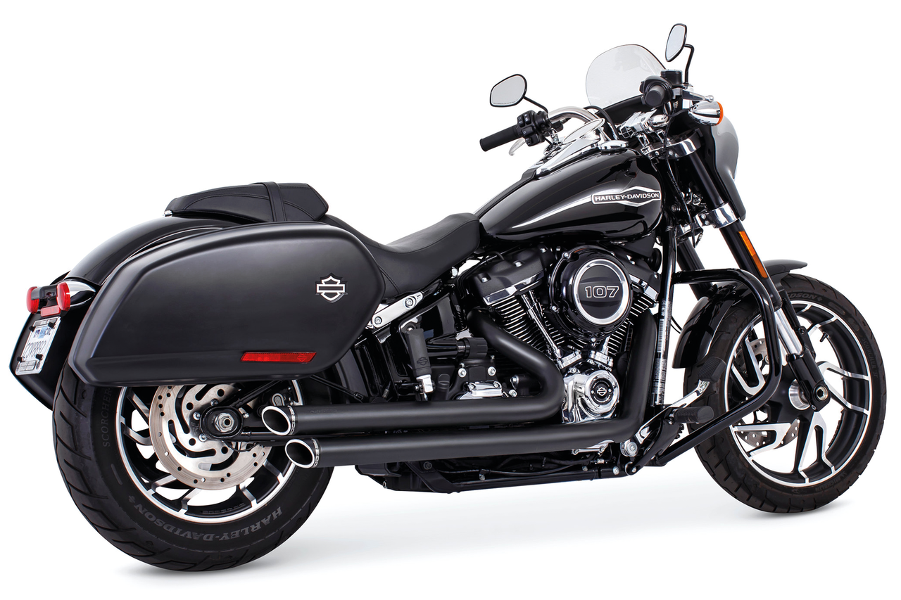 Indep Stggrd Slash Tip St18 Up Bk/Bk 2-2 Full Exhaust System Freedom Performance Exhaust Default Title