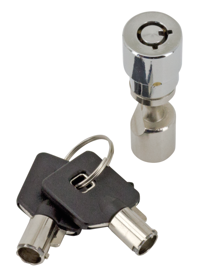 Gzp Chrome Neck Lock Pin Set With Key Security & Lock Zodiac Default Title