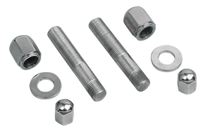 Shock Stud Kit + Chrome Nugget Nuts Bt. Hardware & Fastener Bender Cycle