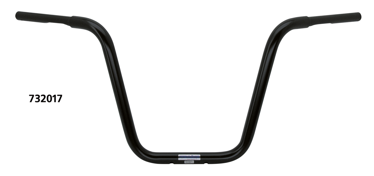 Apehanger 1 1/4" 40cm High 5 Hole Black Handlebar Crc Custom Parts