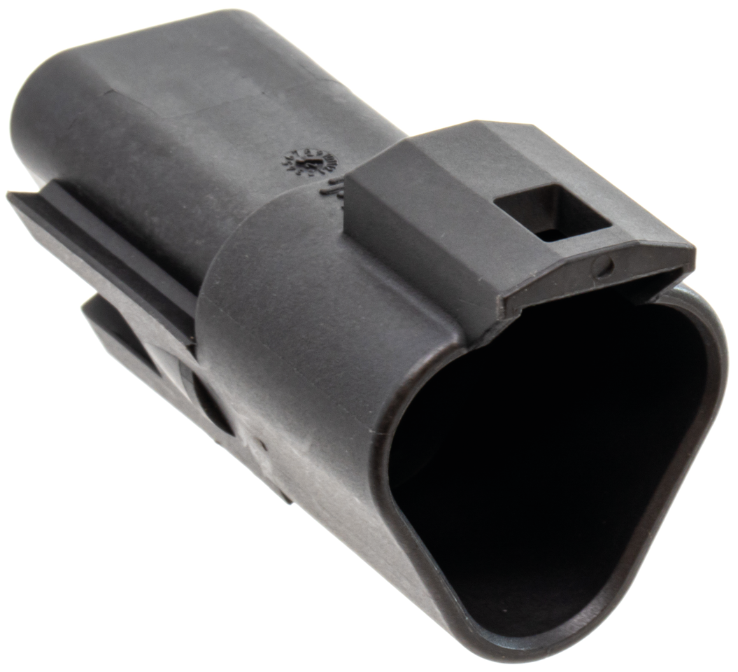 3 Pole Black Pin Housing Electrical Connector Deutsch Connectors Default Title