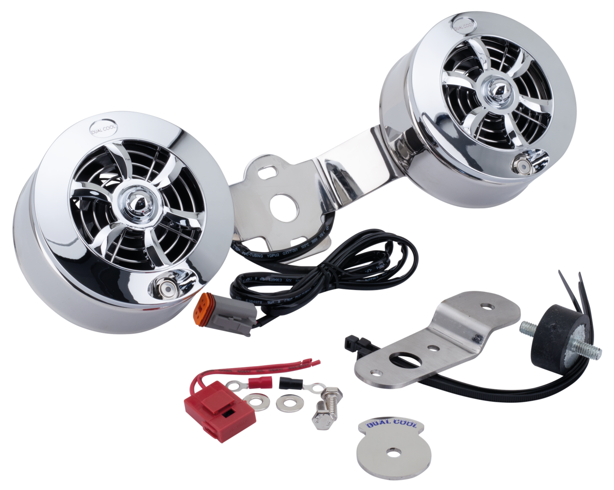Dual Cool Hurricane Chrome Bt99 Up Engine Cooling Dual Cool Default Title