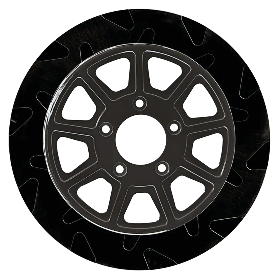 Rr Smooth 11.8"X7mm Bl/Bl 9 Spoke Rear Brake Rotor Lyndall Brakes Default Title