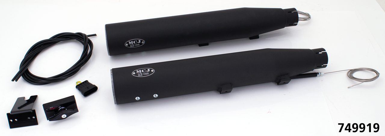 Mcj Royal Slip Ons Fxsb12 17 Black Slip-On & Muffler Mcj Default Title
