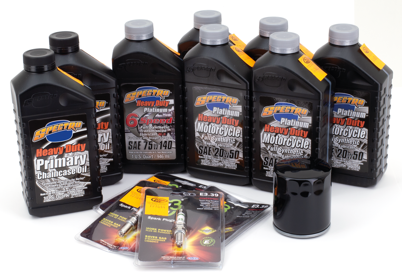 Milwaukee 8 Total Platinum+ Kit Black Oil Change and Service Kit Spectro Oils Of America Default Title