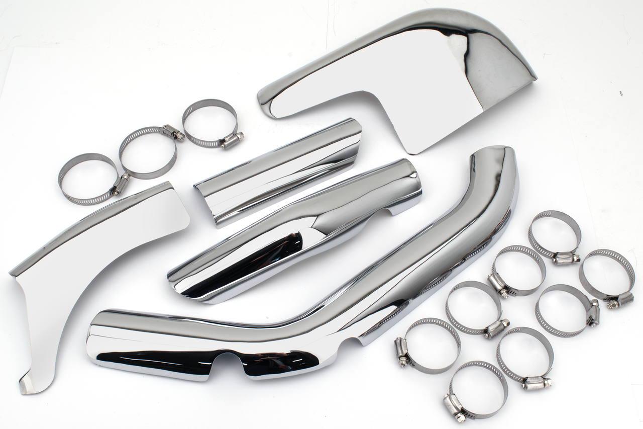 Exhaust Heat Shields Chrome Fl70 84 Exhaust Heat Shield V-Twin Manufacturing Default Title