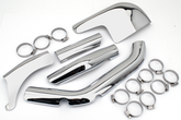 Exhaust Heat Shields Chrome Fl70 84 Exhaust Heat Shield V-Twin Manufacturing Default Title