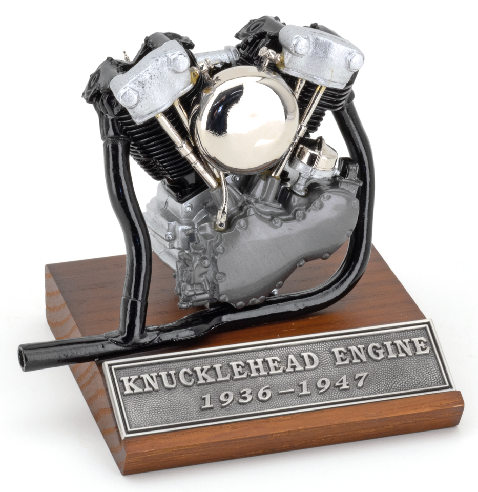 Large Knucklehead Casted Motor Model Shop Sign, Banner & Decor V-Twin Manufacturing