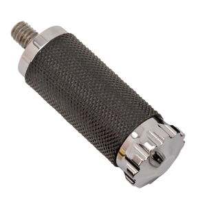 Gzp Chrome Turbo Shift Peg W/Stud Black Shifter Peg Zodiac Default Title