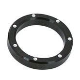 Gzp Blck&Silver Dimple Billet Bezels Dash Insert & Gauge Bezel Zodiac Default Title