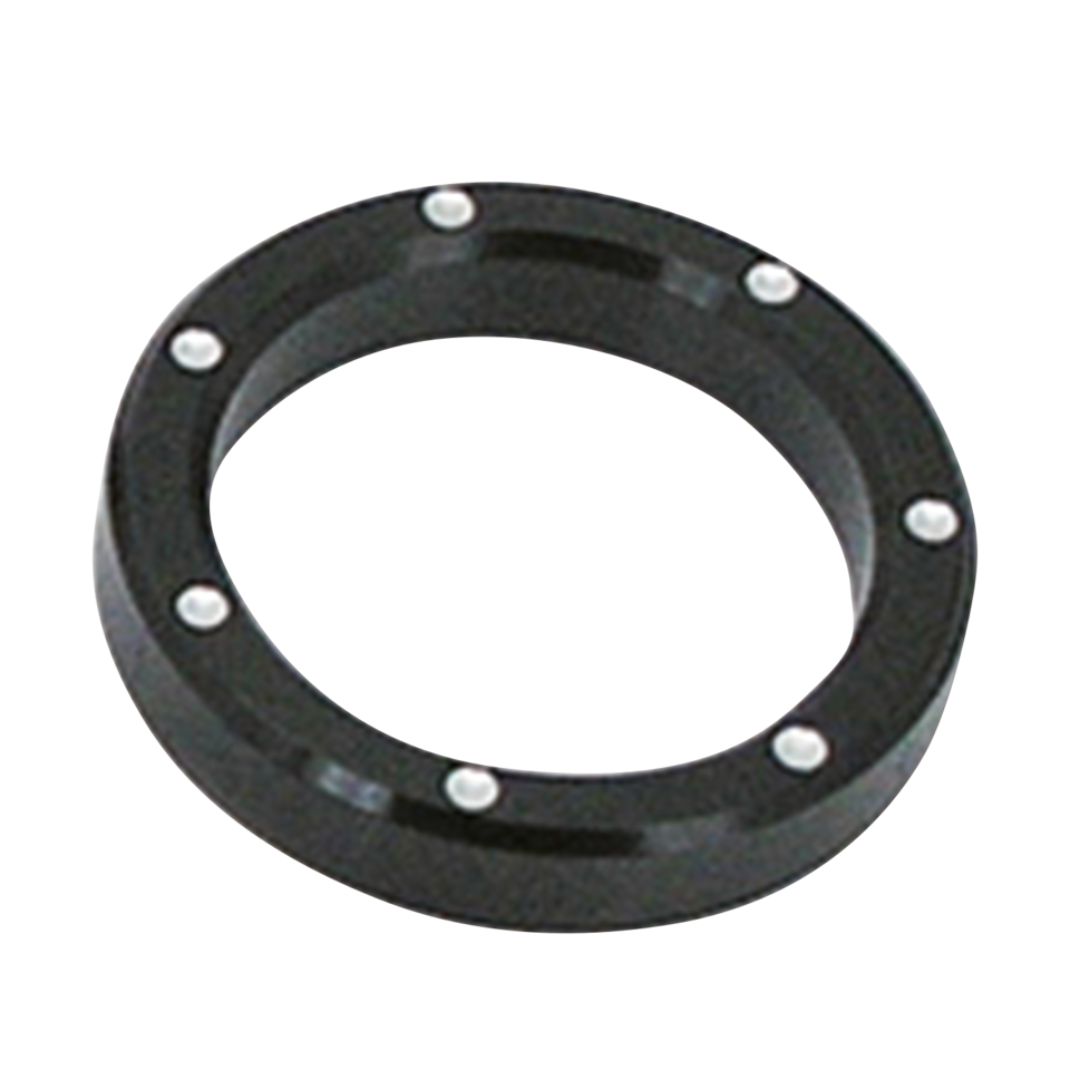 Gzp Blck&Silver Dimple Billet Bezels Dash Insert & Gauge Bezel Zodiac Default Title