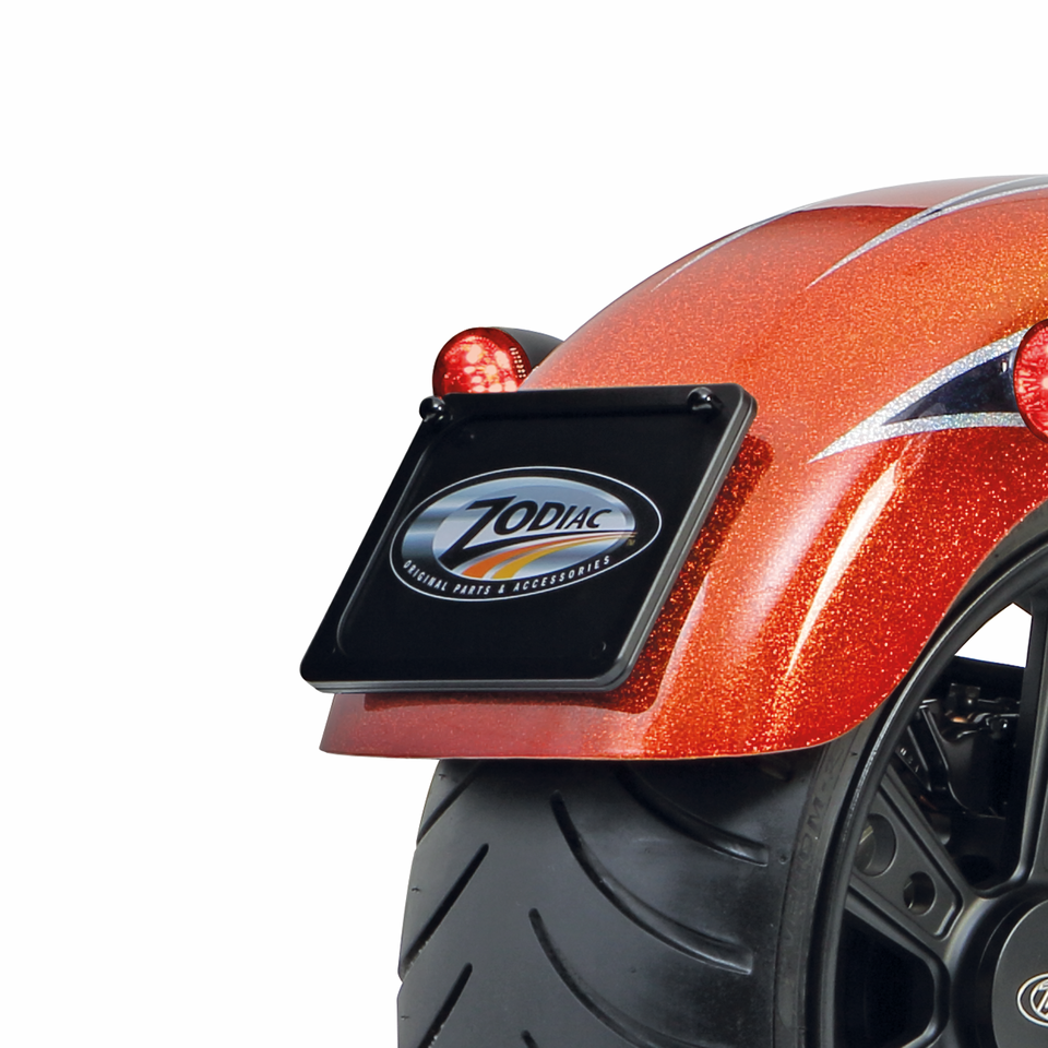 Gzp Chr.Billet License Frame Netherl 155 License Plate Mount Zodiac Default Title