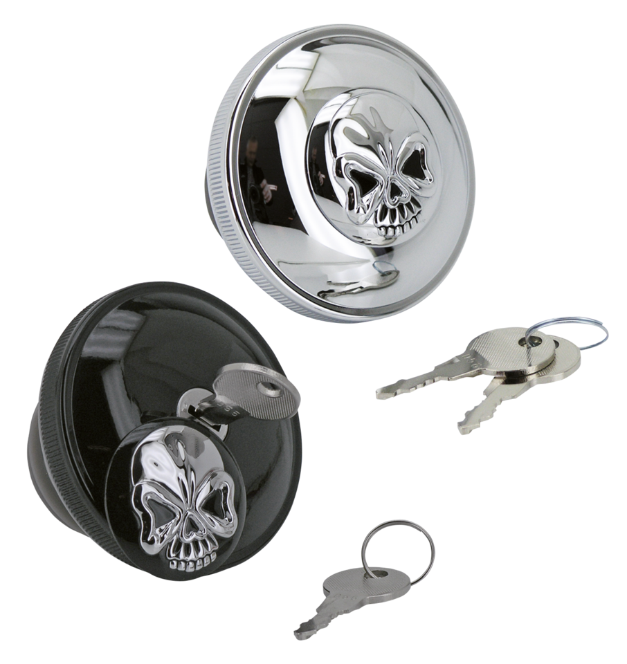Gzp Chr Skull Locking Gascap Vntd 83 96 Locking Gas Cap Zodiac Default Title