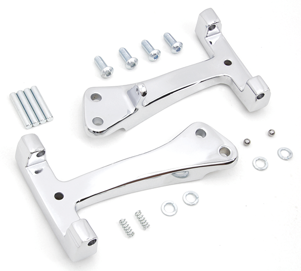 Passenger Board Supports Chrome Fxd06 17 Floorboards V Twin Mfg Default Title