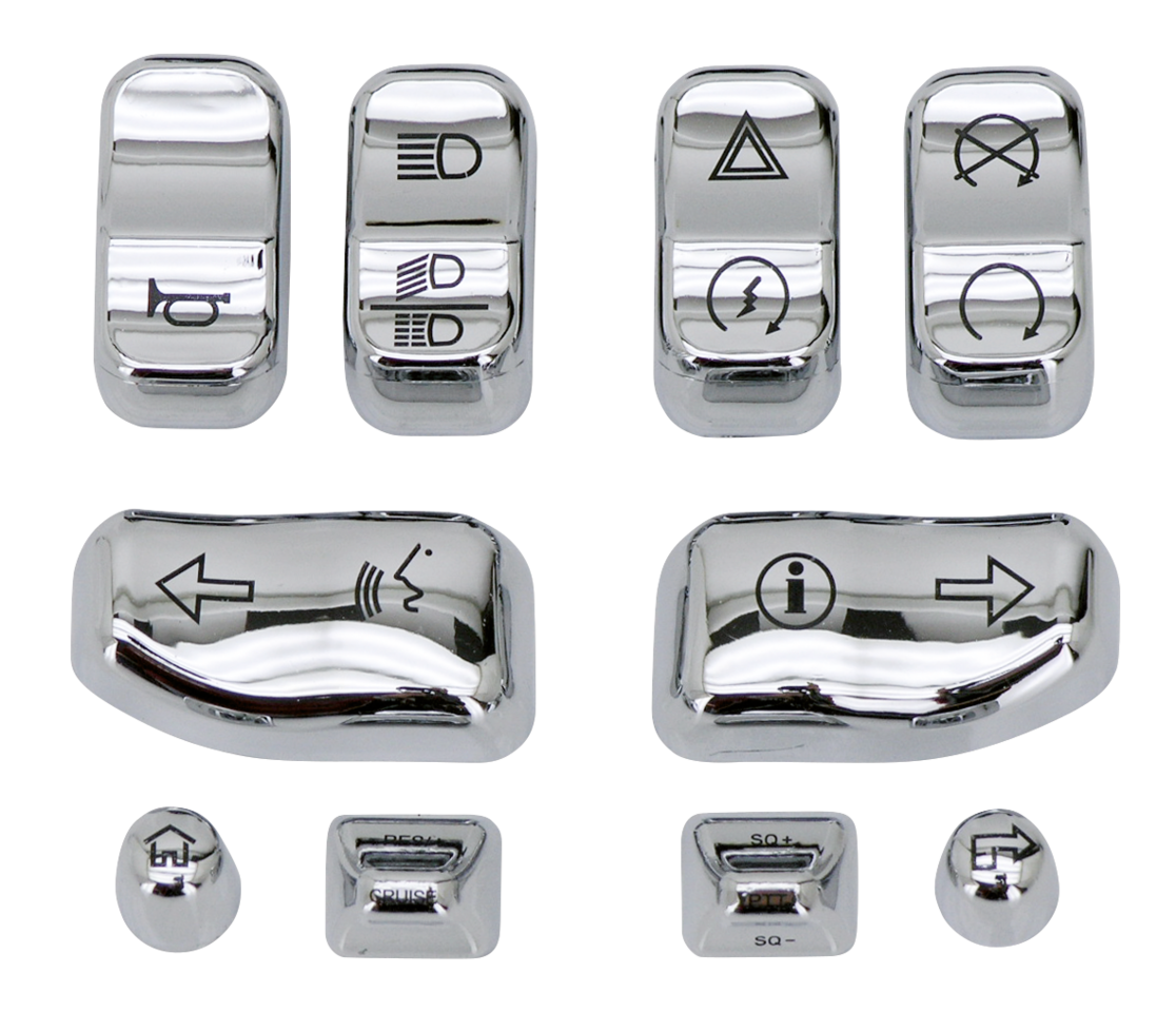 Gzp Chr Switch Cap Kit Flh/T14 15 Handlebar Controls Zodiac Default Title