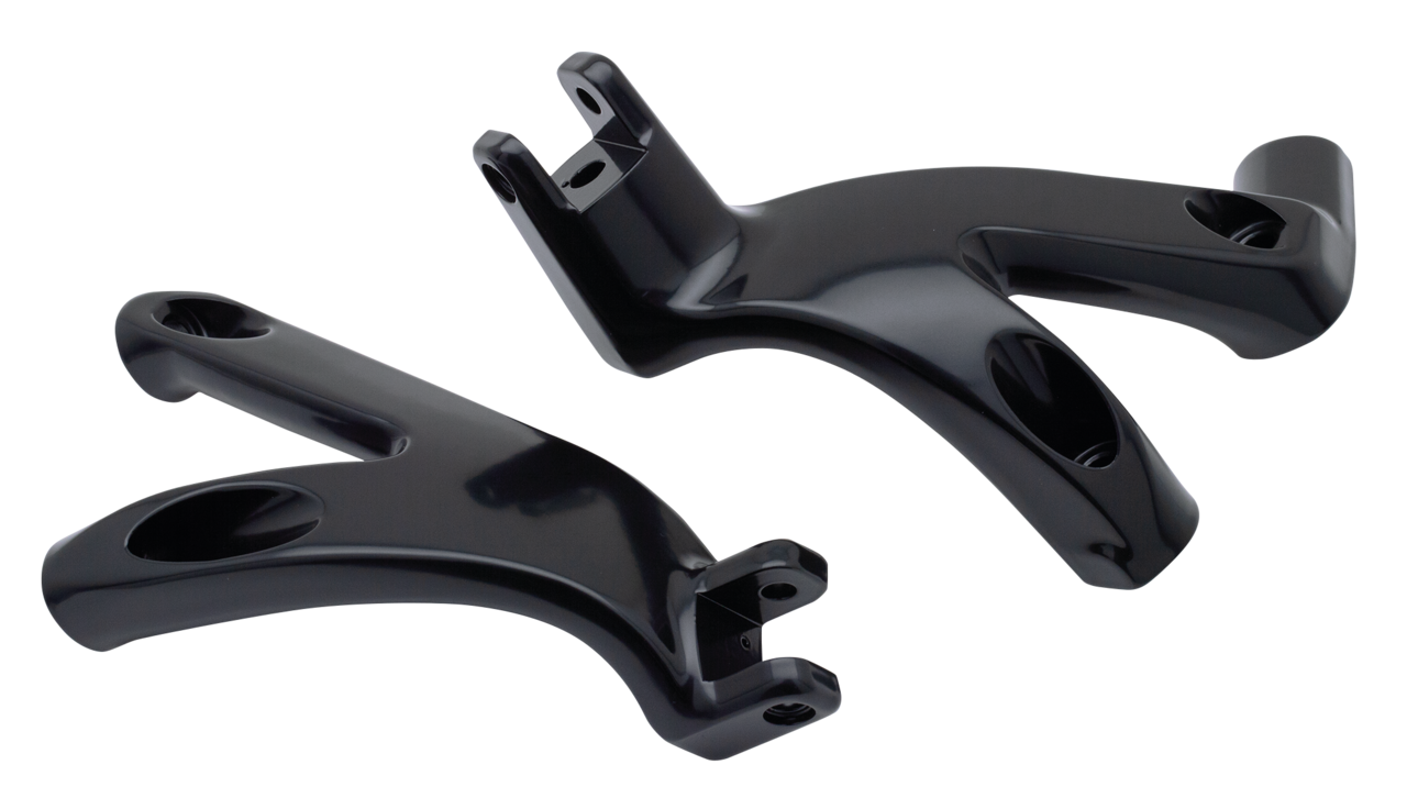 Gzp Black St18 Up Board To Peg Conv. Kit Foot Peg Mount & Hardware Zodiac