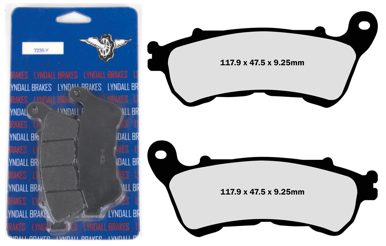 Front Pads Xtreme Xl14 22 Front Brake Pad Lyndall Brakes Default Title