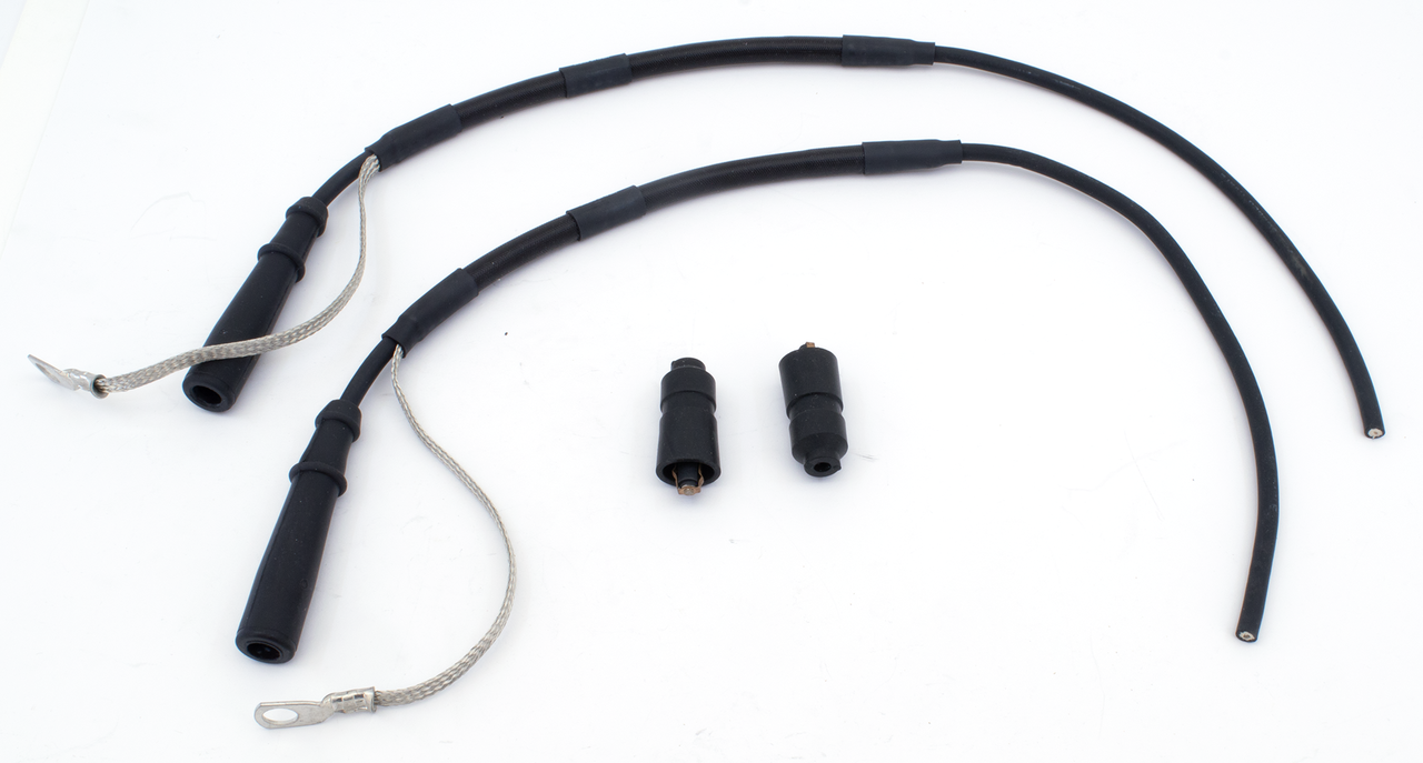 Hot Wires Univ.Race 2xstr. Black 23" Spark Plug Wire Nology Default Title