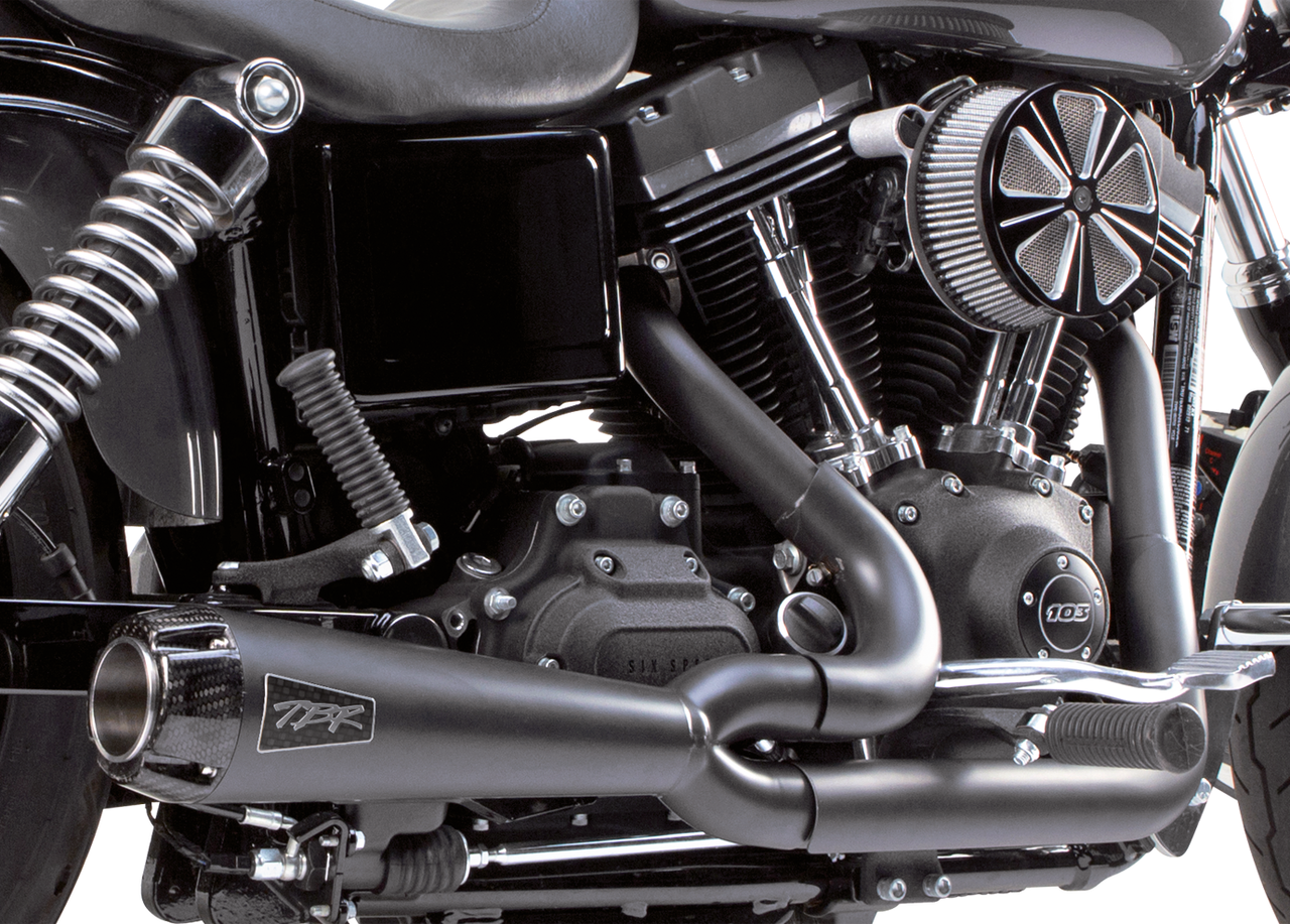 Two Brother Racing Comp-S 2-1, Black - 06-17 Dyna Full Exhaust System Two Brothers Racing