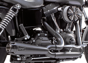 Two Brother Racing Comp-S 2-1, Black - 06-17 Dyna Full Exhaust System Two Brothers Racing