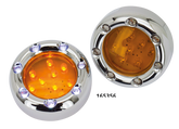 Gzp Chr Duo Led Amber/ White Outer Leds Turn Signal Zodiac Default Title