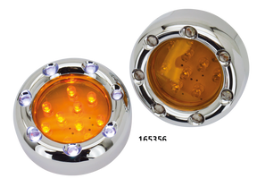 Gzp Chr Duo Led Amber/ White Outer Leds Turn Signal Zodiac Default Title