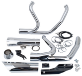 Mcj 2 1 Shorty Flh/T17 20 Chrome 2-1 Full Exhaust System Mcj Default Title