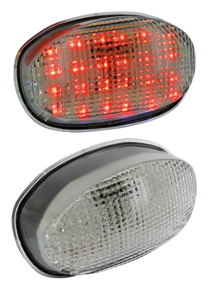 Gzp Speed Led Taillight W/Turnsign.Clear Tail & Brake Light Zodiac Default Title