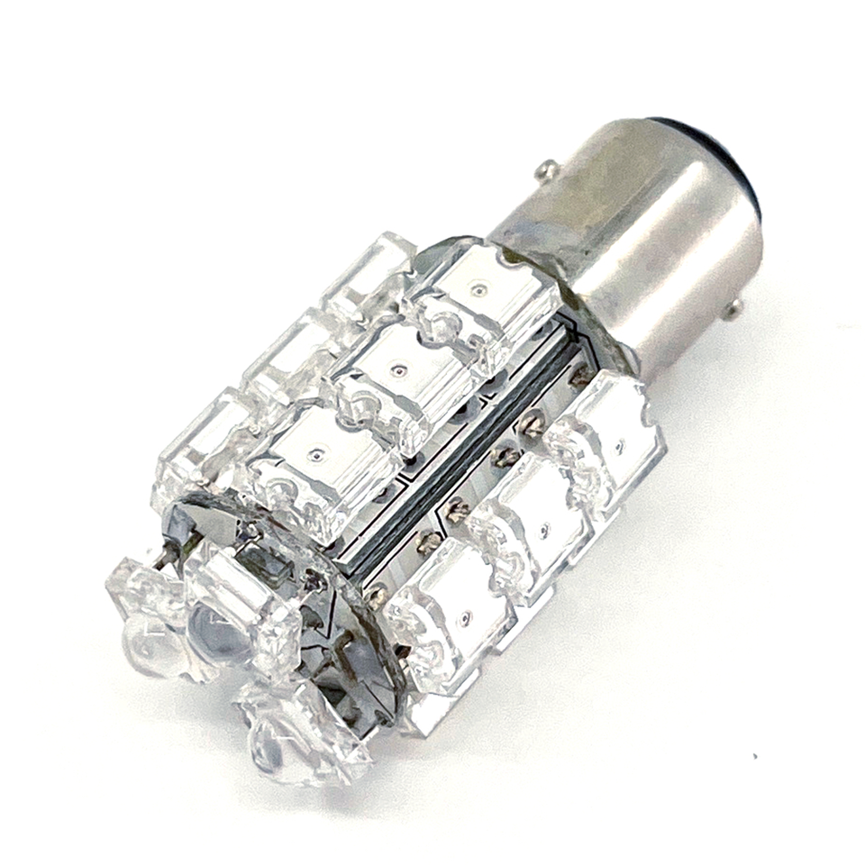 Gzp Dual 360 Degr 18 Led Bulb Amber Bay15 D Lighting Bulb Zodiac Default Title