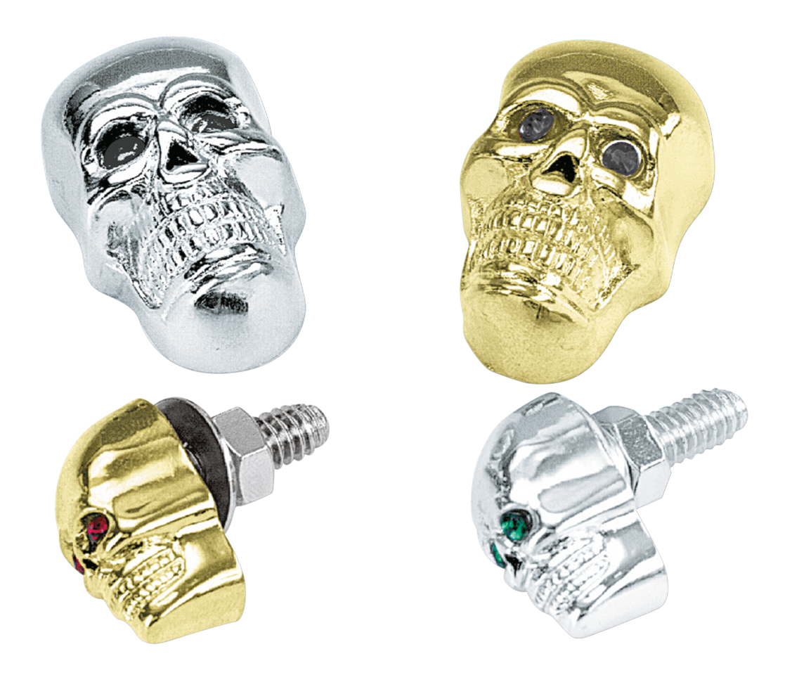 Gzp Skull Krommet Chrome Small Plain Hardware & Assortment Trays Zodiac