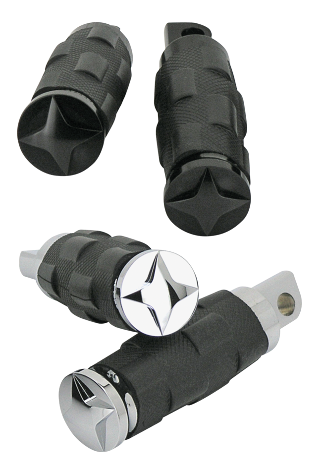 Gzp Chrome Lone Star Peg Set Foot Peg Zodiac