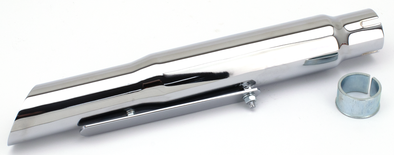Gzp Muffler Slash Cut 1.5 1.75 L=405mm Universal Muffler Zodiac Default Title
