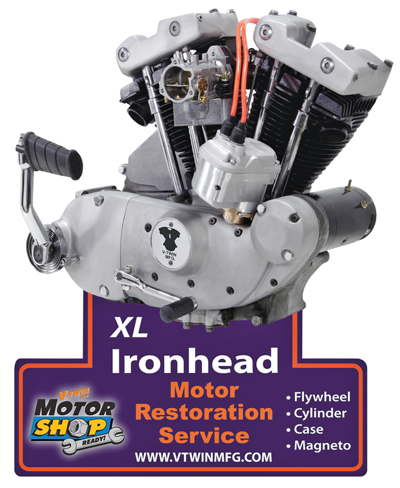 Ironhead Engine Plaque Shop Sign, Banner & Decor V-Twin Manufacturing Default Title