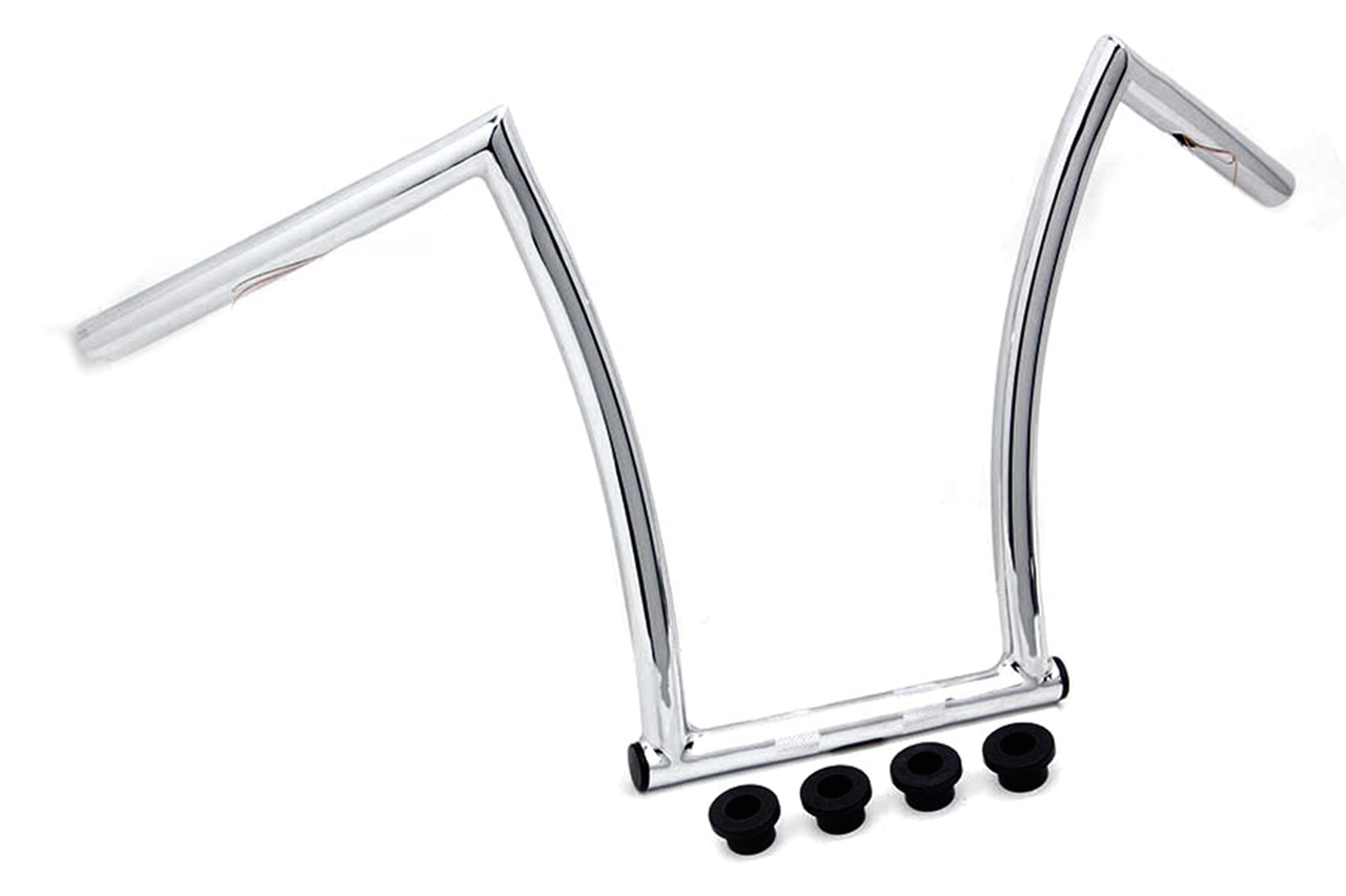 15" Chi Zeled Bar 1" Chr Dimpled Tbw One Inch Diameter Handlebars V Twin Mfg Default Title