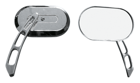 Gzp Chrome Hd Style Oval Mirror Pair Mirror & Component Zodiac