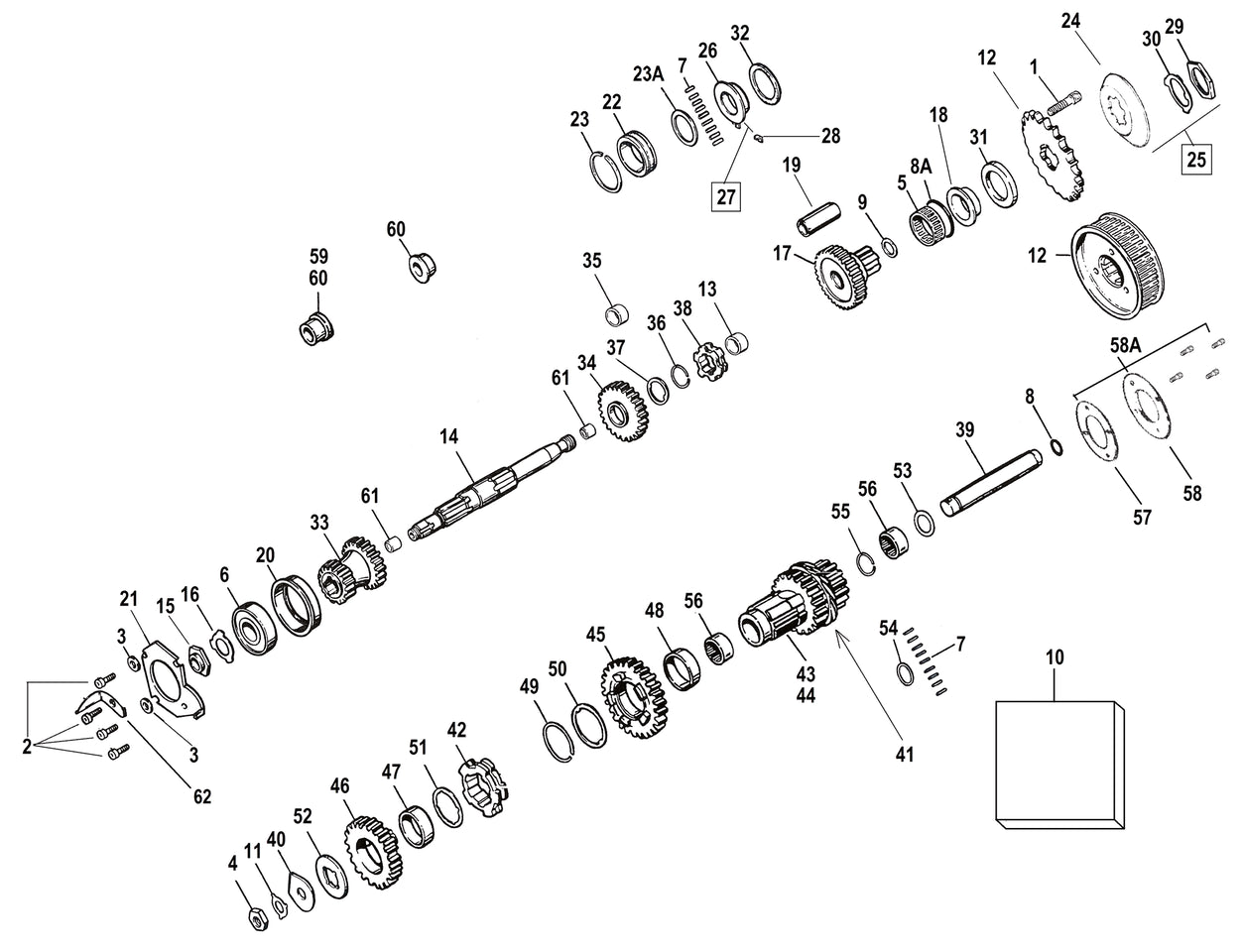 Speedometer Gear 4 T 35635 62 Speedometer Drive Unit V Twin Mfg Default Title