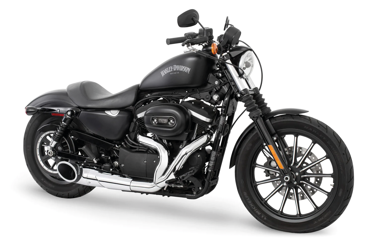 Xl04 Up Turnout 2 1 Ch/Bk (4.5") 2-1 Full Exhaust System Freedom Performance Exhaust Default Title