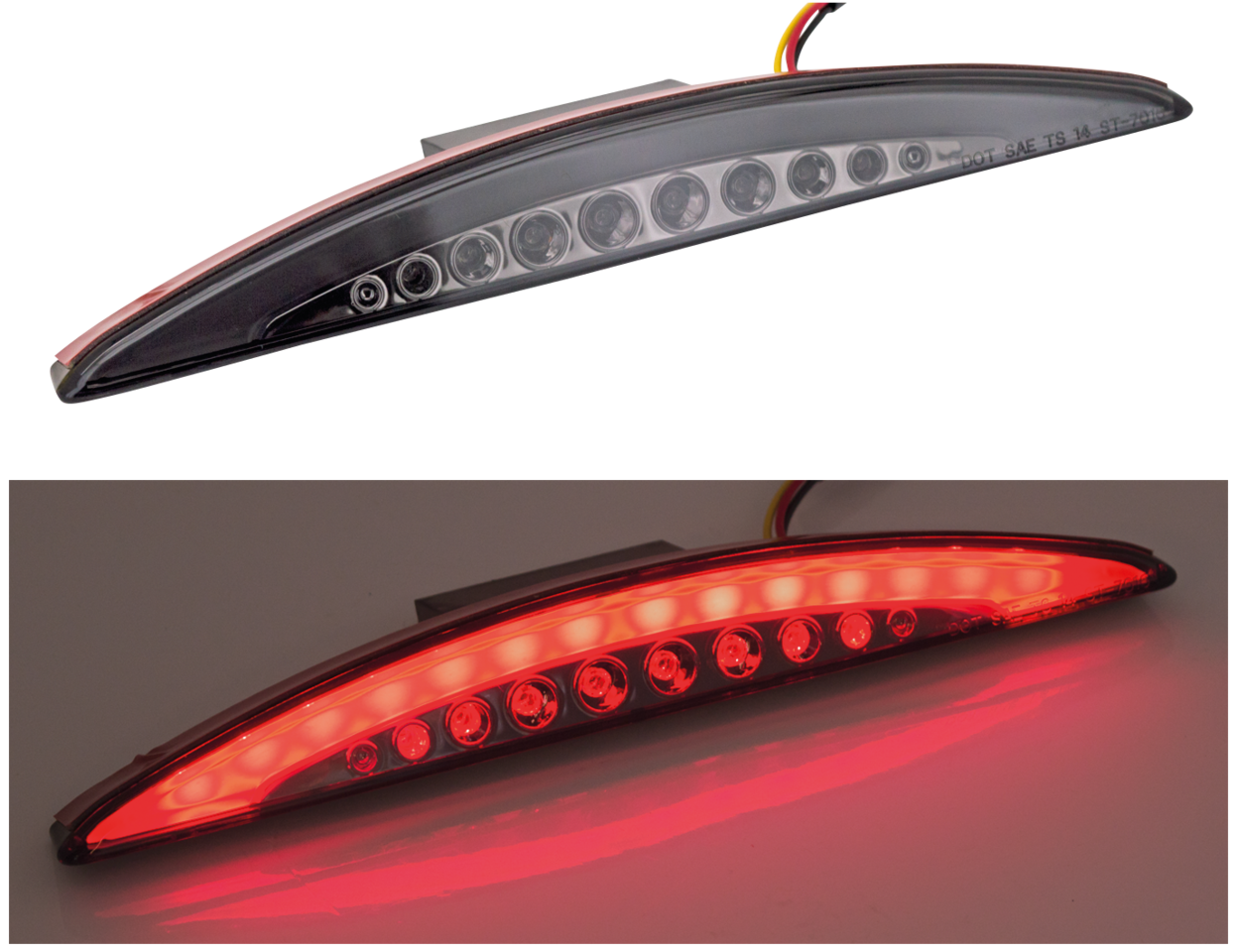 Gzp Breakout Led Taillight Clear Lens Tail & Brake Light Zodiac Default Title