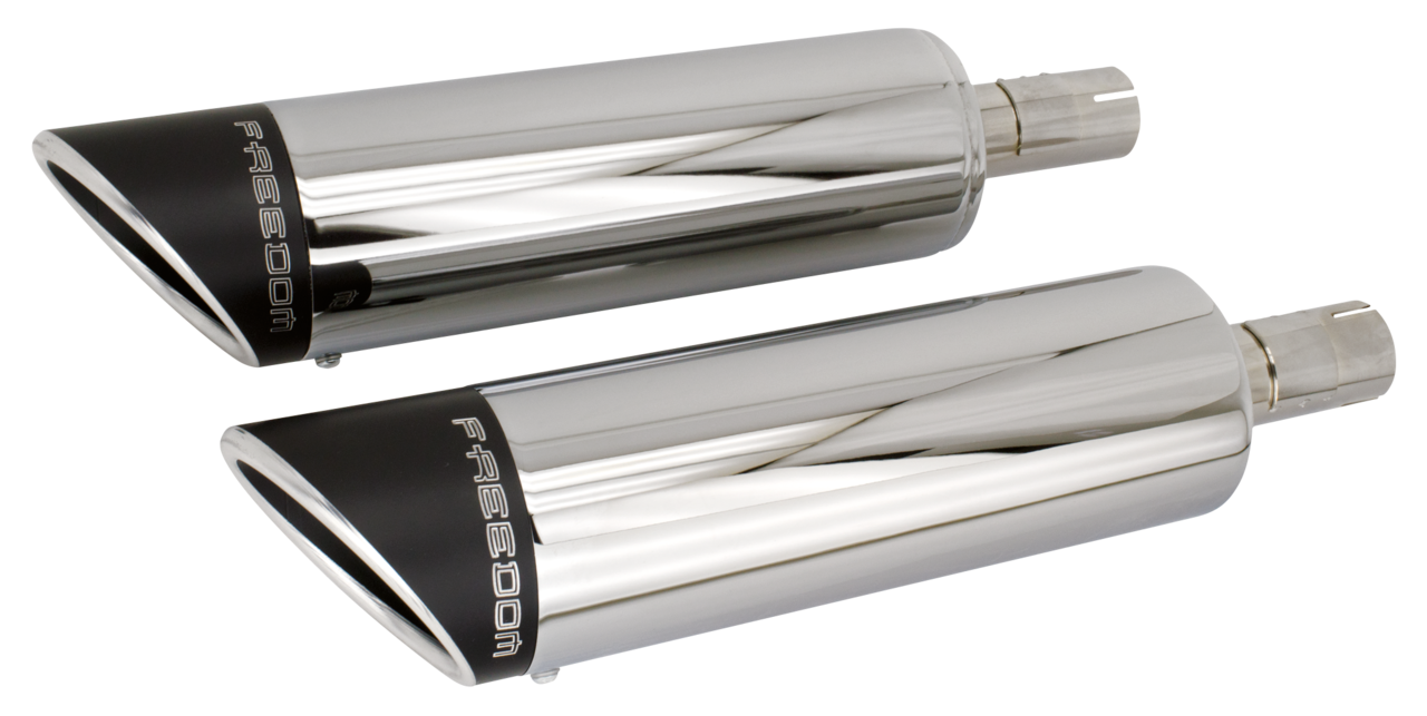 Freedom 4.5" S/O's Fxfb18 Up Chr/Blk Slip-On & Muffler Freedom Performance Exhaust Default Title