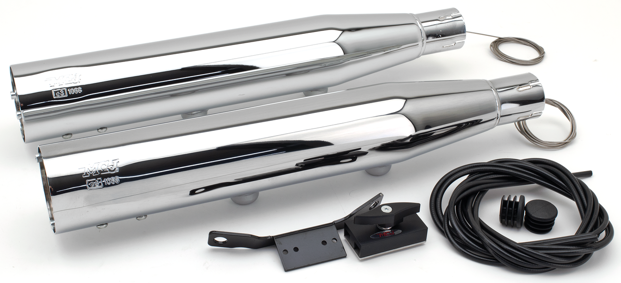 Mcj Royal Slip Ons Xl07 13 Chrome Slip-On & Muffler Mcj Default Title