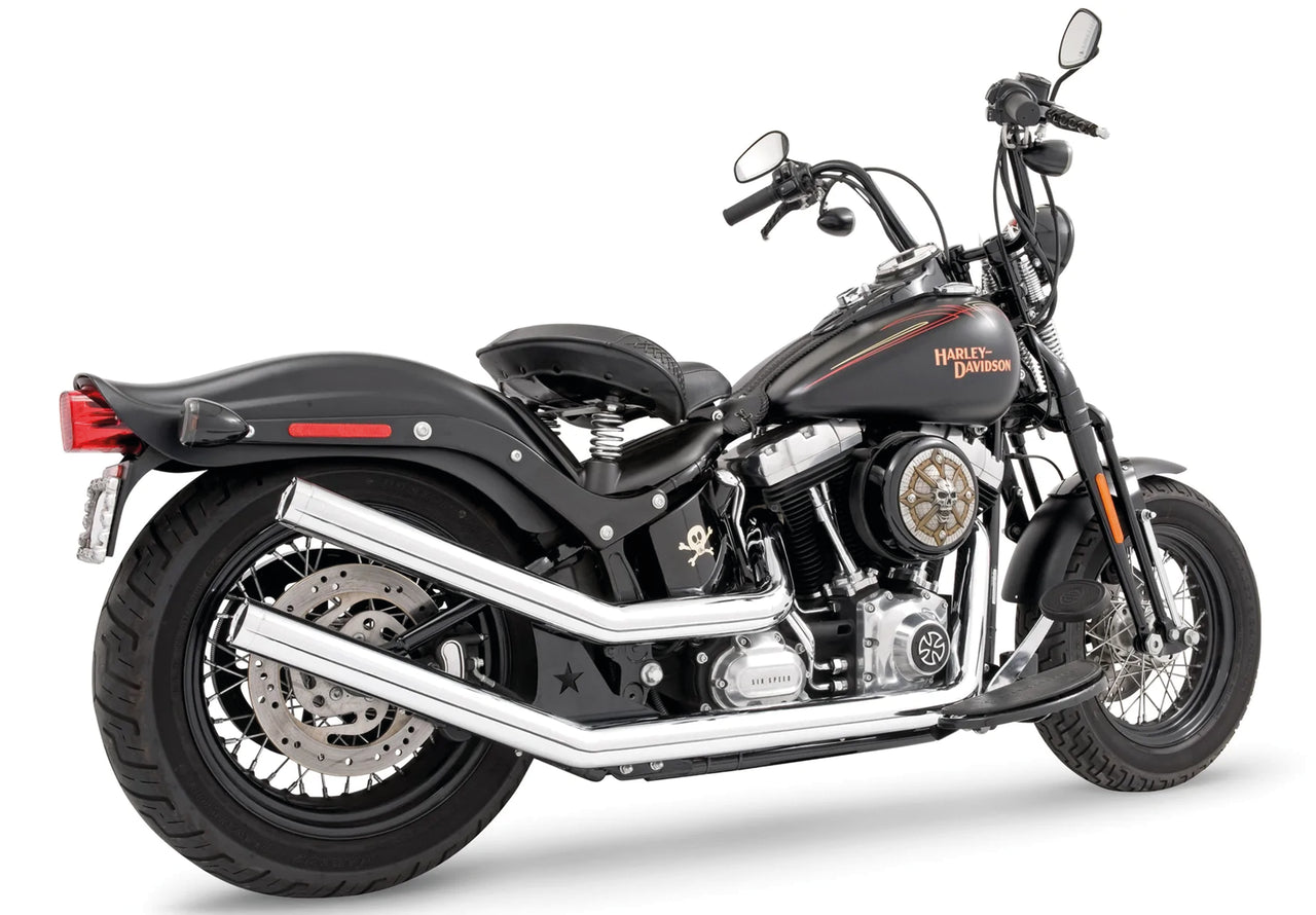 E2 Tc88 F*St00 06 Upswept W/Star Tip Ch/ 2-2 Full Exhaust System Thorcat Exhaust Default Title