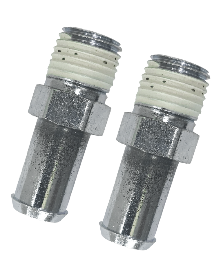Oil Line Fittings Straight, Pair 9/16 18 Lower End V Twin Mfg Default Title