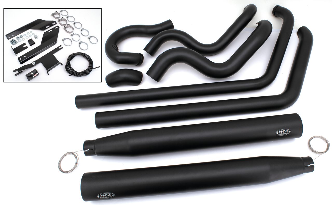 Mcj Royal True Duals F*St17 Black 2-2 Full Exhaust System Mcj Default Title