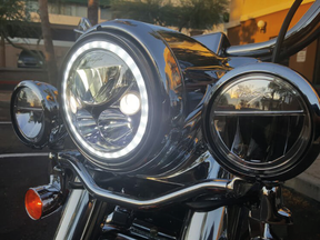 Vision X 4.5" Round Chr Halo Passinglamp Light Units Vision X