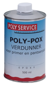 Un 1263 Poly Pox Thinner F/ Primer 500ml Sealant & Adhesive Tank Cure Default Title