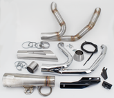 Mcj 2 1 Shorty Flh/T21 Up Stainless 2-1 Full Exhaust System Mcj Default Title